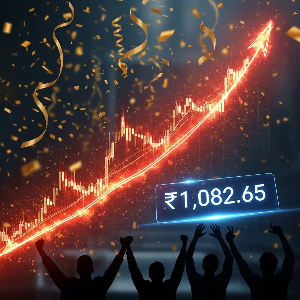 Aditya Infotech share price rises 60% on NSE listing – CP Plus IPO debut chart