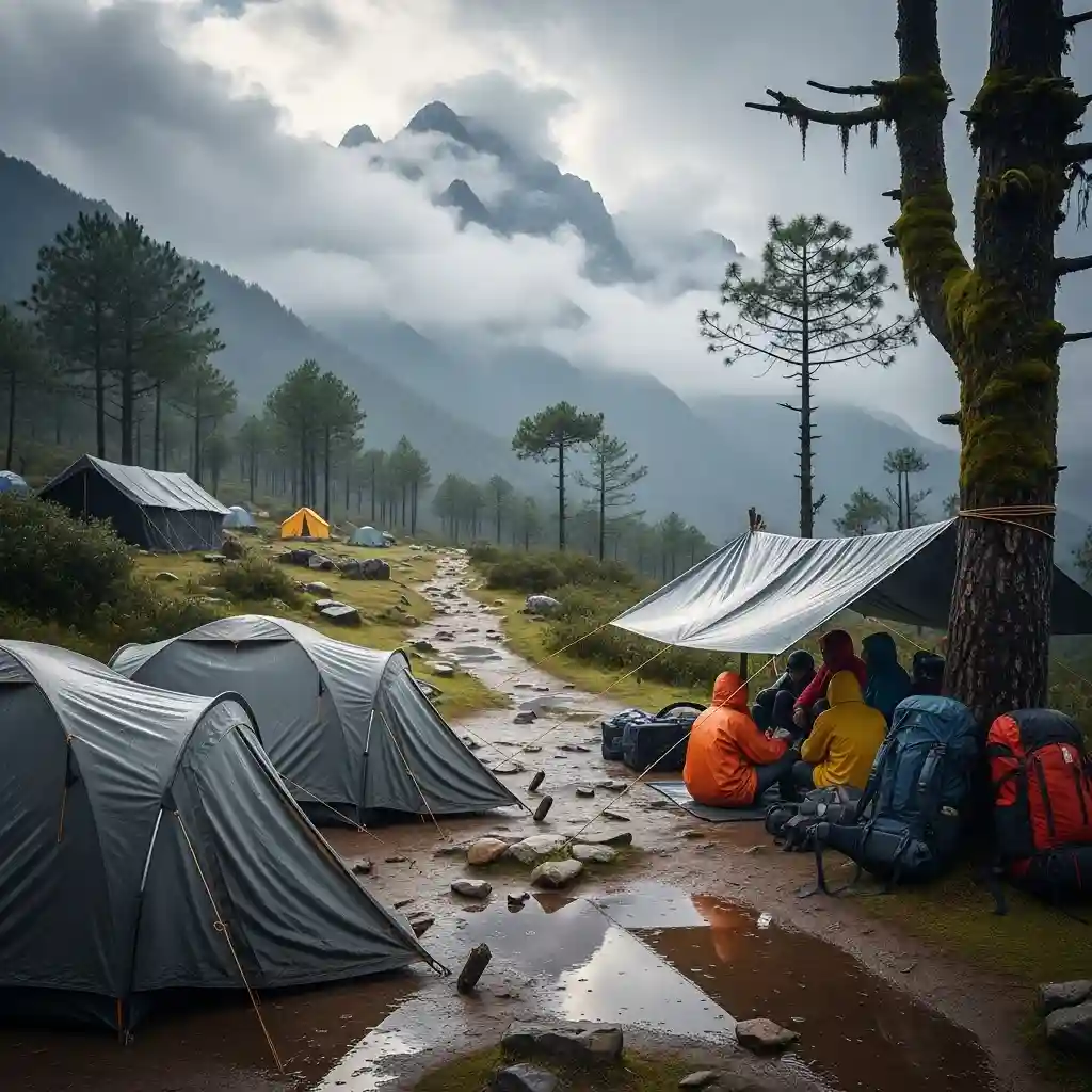 Aerial view of Uttarkashi flood after cloudburst near Gangotri – August 2025 disaster news